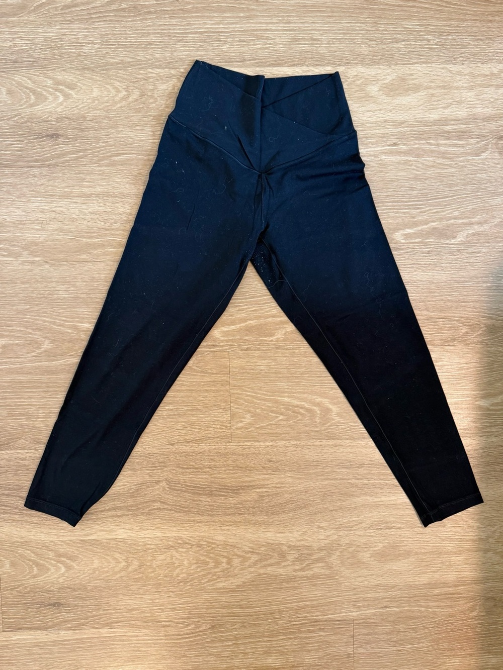 Offline By Aerie Real Me Petite Black High
Waisted Crossover Legging